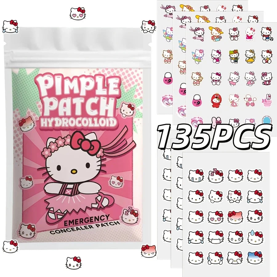 Hello Kitty Hydrocolloid Acne Patches (45/135 Pcs)