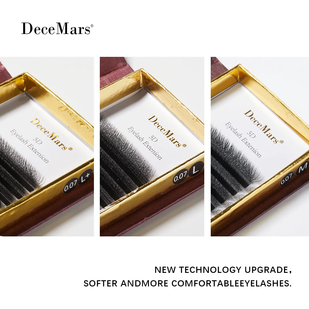 Professional Eyelash Extensions – 3D/4D/5D/6D Multi-Curl (12 Lines)