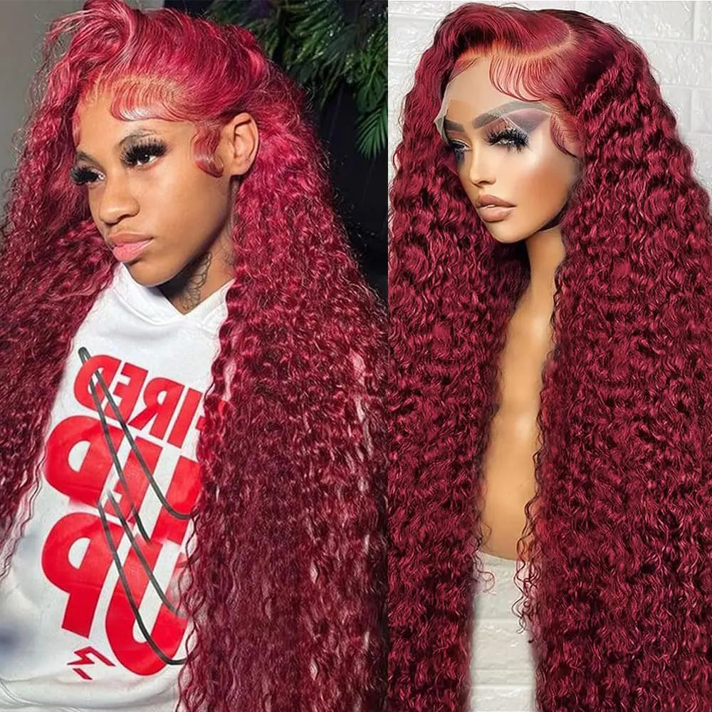Burgundy Body Wave 13x4 HD Lace Front Wig