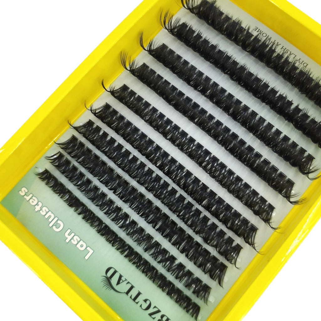 DIY Cluster Lashes – Fluffy Spiky Volume Extensions (30 Rows)