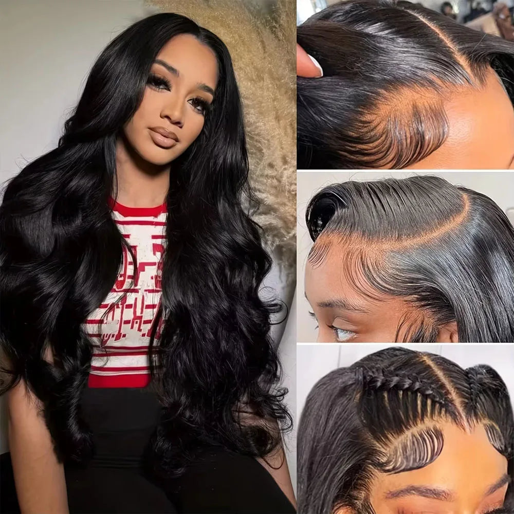 36" Body Wave Lace Front Wig – 250% Density, Pre-Plucked